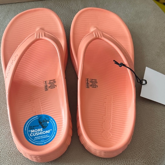 Women’s Columbia Ramble Flip Apricot Fizz lightweight Size 6 New With Box - Picture 4 of 7